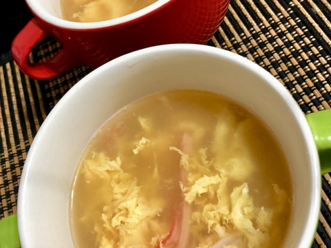 超簡単♡カニ玉スープ